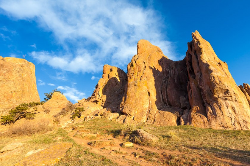 Light on Red Rock Trail